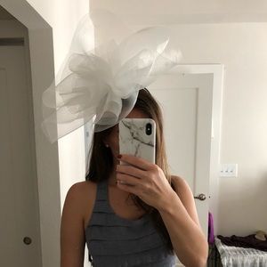 White Fascinator Hat
